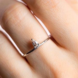 Pink Morganite Love Ring in Silver local eclectic